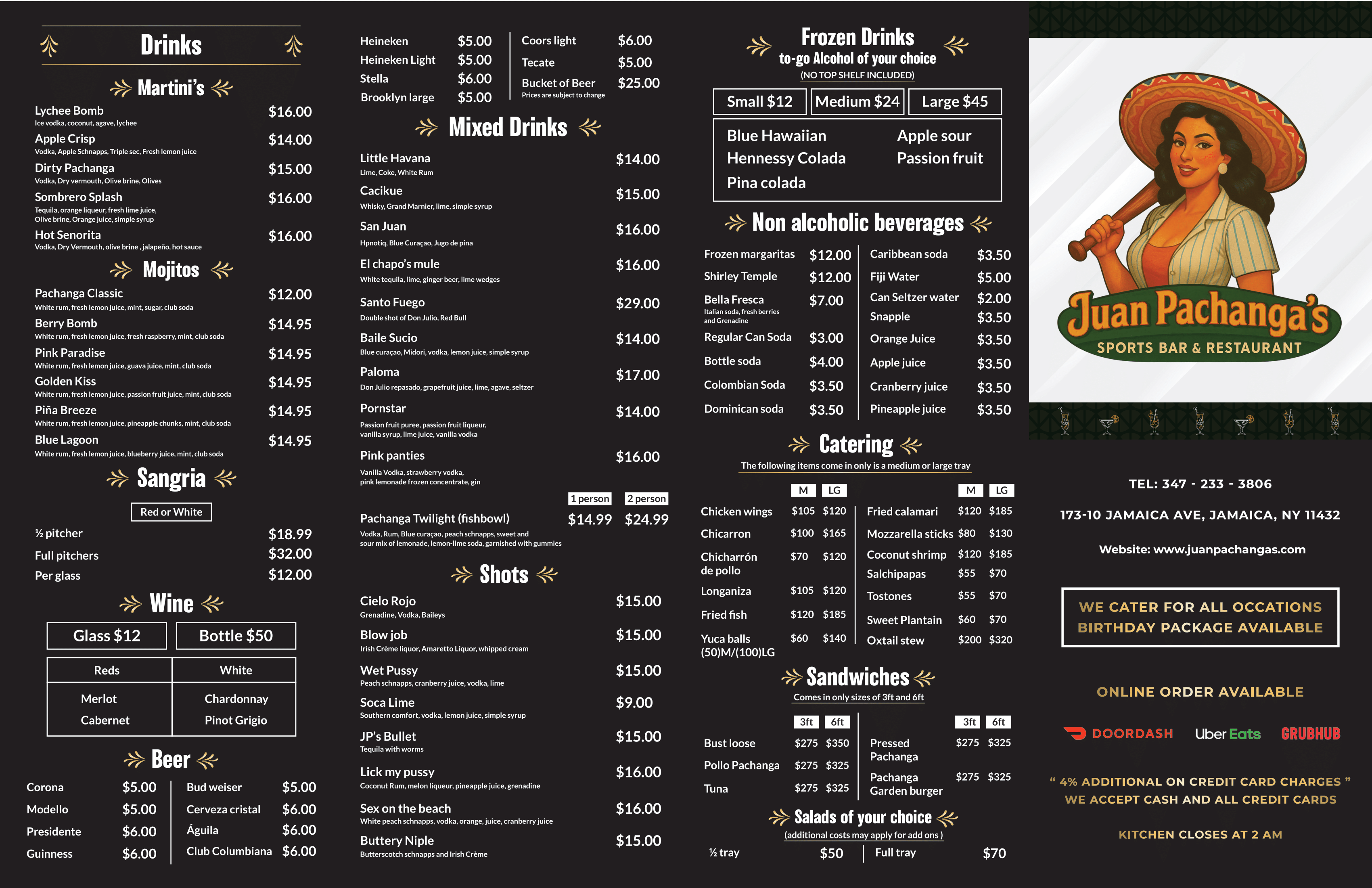 Menu Design 1 - Classic Layout